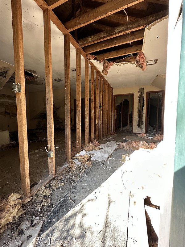 The inside of the second floor of The Old Wise County Orphanage